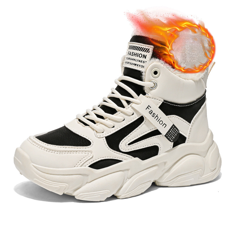 Women s Designer Shoes 2025 New Korean Edition Warm And Velvet High Top Multi Functional Outdoor Sports And Leisure Thick Soled Shoes