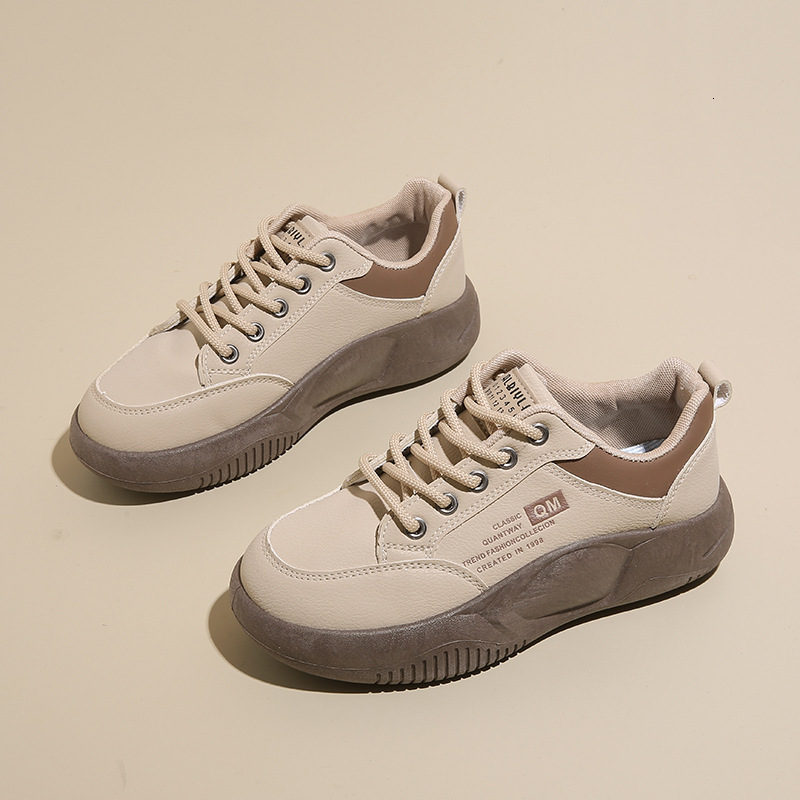 2025 Designer s New Spring summer Women s Sports Shoes, Leather Casual Style Thick Sole, Height Increasing Outdoor Running Shoes