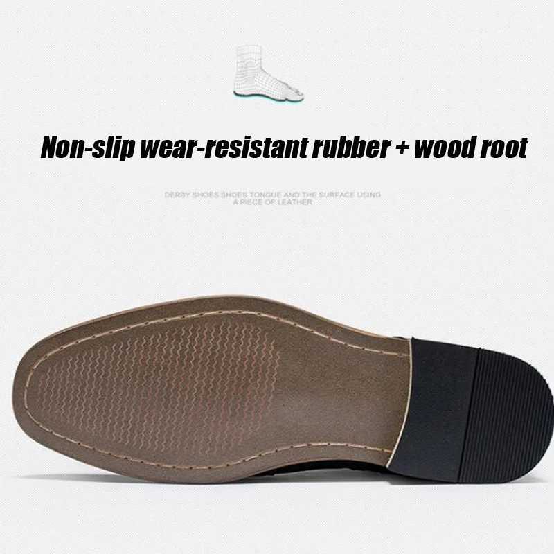 ZFTL new mens ankle boots handmade mens Chelsea leather mens boots lace mens casual high top mens boots large size 2023 Z250303