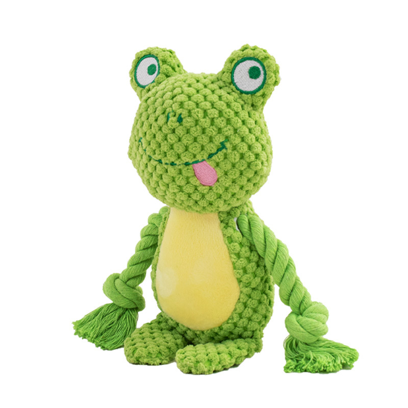 Dog Plush Toy for Large Dog Chew,Indestructible Dog Squeaky Toys,Stuffed Animals Toys with Cotton Material and Crinkle Paper,Durable Chewing Toys