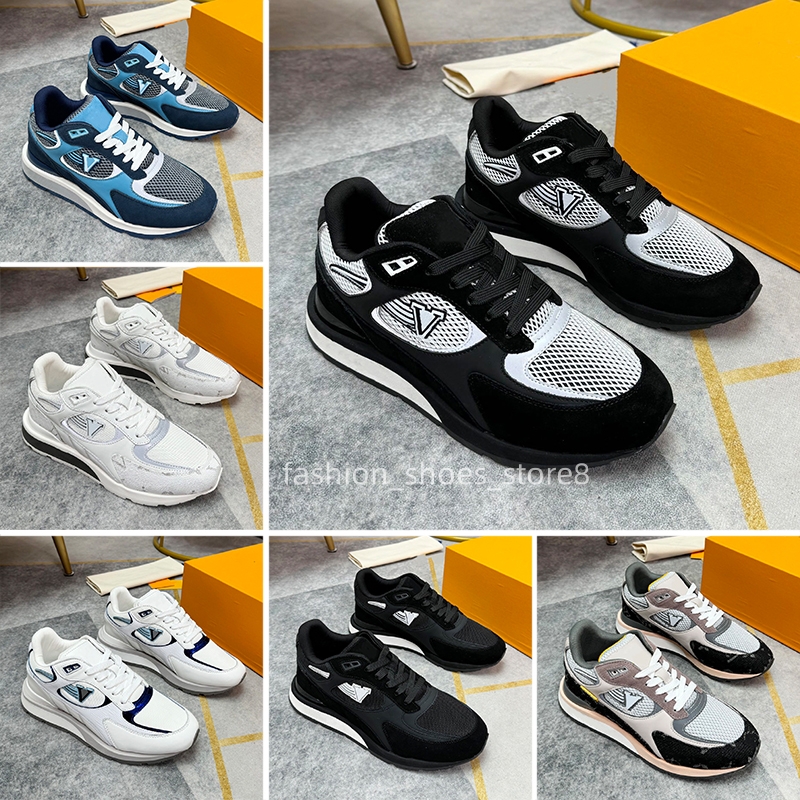 Designer Shoes RUN AWAY Sneakers Luxury Casual leather Running Trainers Men women Suede Trainers Top quality Sneaker