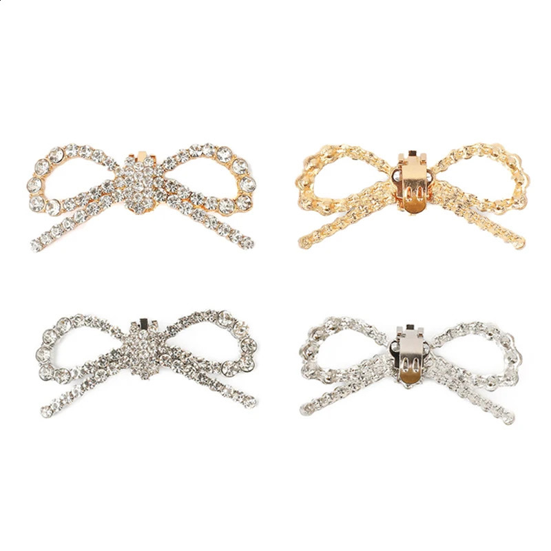 1Pc DIY Detachable Alloy Rhinestone Wedding Shoes High Heel Shoe Accessories Women Shoe Floral Buckle Shoe Clip Versatile Upper 250218