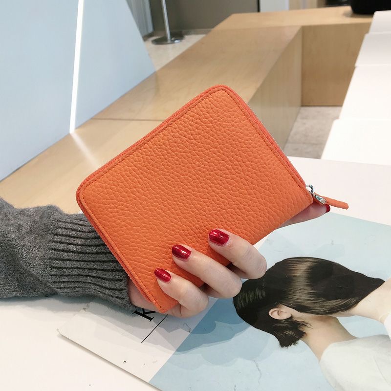 2025 NEW Wallets 2023 Women's Short T Leather Coin Bag With Zipper And Multi Card Pocket For Women Purses Designer Wallet hurenlakeshoes