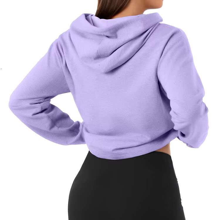 Best Quality Women's Crop Hoodies Trending Fashion Winter Knitted Clothing Private ODM Service XS Size