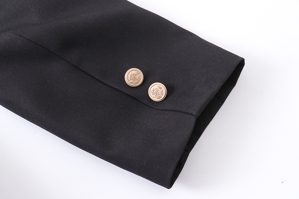 F311Versatile Men's & Women's Mini Blazer Set Trendy Student Apparel with a Nod to Japanese Aesthetics