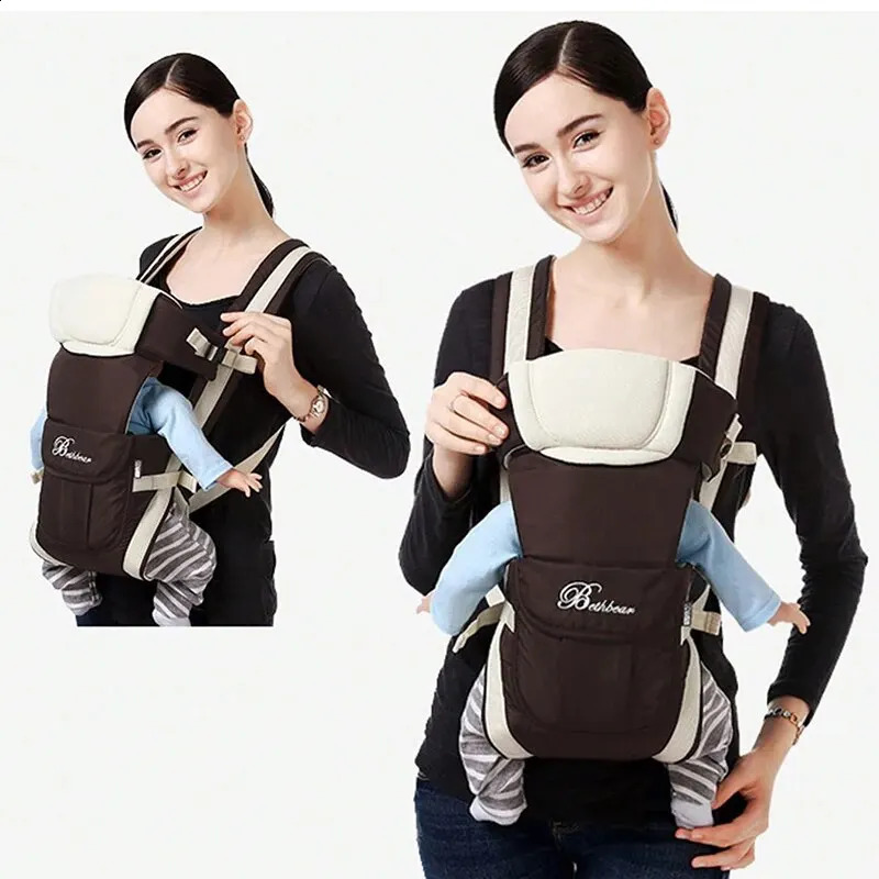 Baby Backpack Breathable Front Facing 4 in 1 Infant Comfortable Sling Pouch Wrap Kangaroo 250221