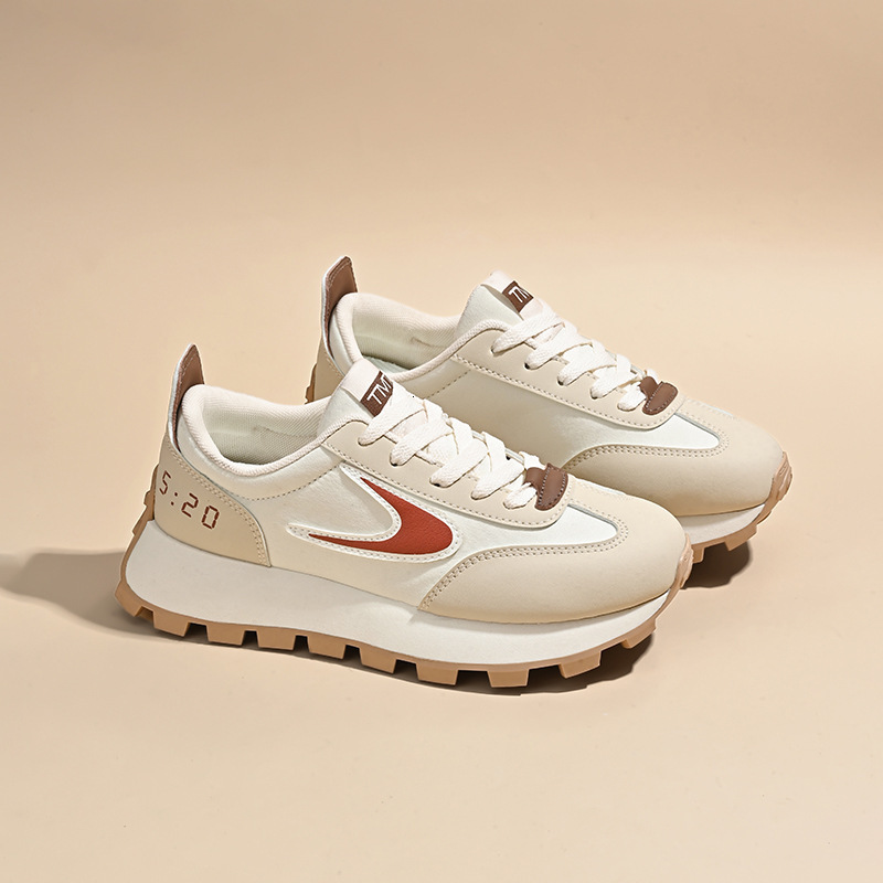 Women's Designer 2025 New Spring And Summer Multi Functional Running Sports Outdoor Training Thick Soled Height Raising Dad Shoes