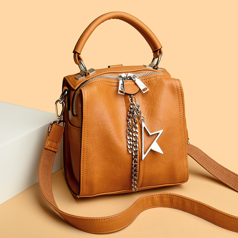 toteBag Shoulder bag ROSE NOIRE Multi Functional Shoulder Crossbody Bag For Women New Fashionable Soft Material Handbag, High-End Feel Backpack, Casua