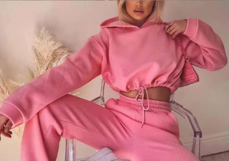 Long Sleeved Women's Latest Sports Shirt Plus Size Cotton Hoodie
