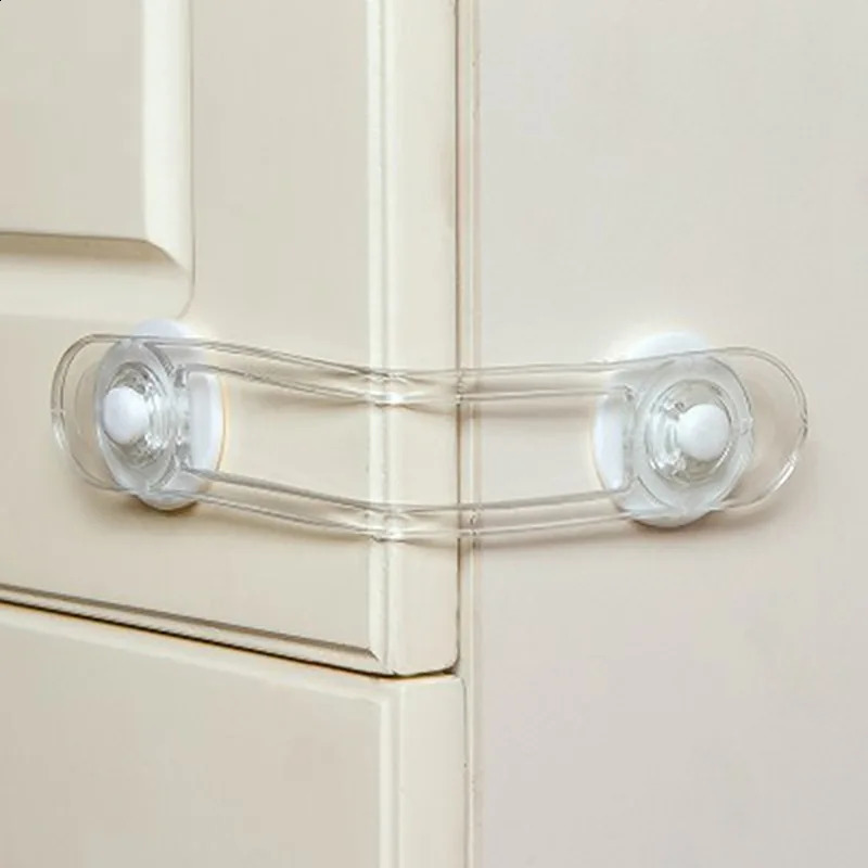 Childrens Multifunctional Safety Transparent AntiOpening Soft Belt Drawer Refrigerator 250221