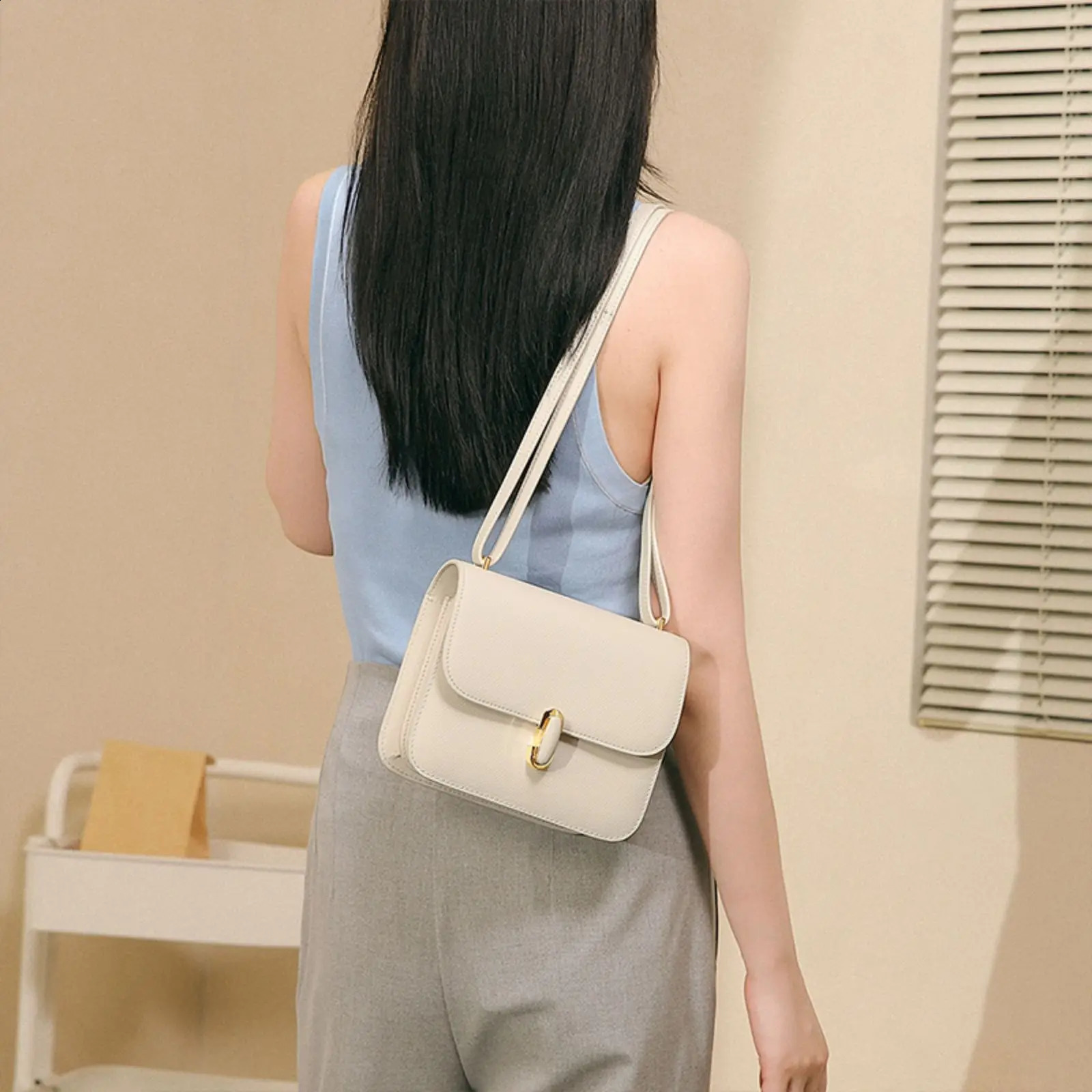 Ship from US ITAMOOD Original ner Shoulder Crossbody Bag Vintage Genuine Leather Handbag Versatile Fashion Underarm Christmas Gift 250303FBB