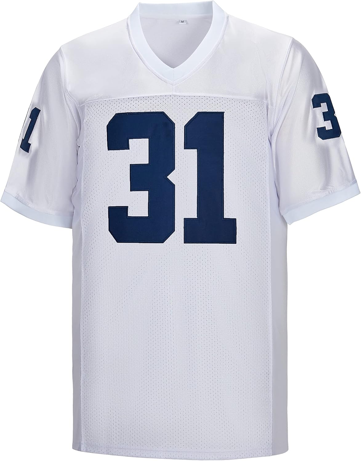 Men's 11 No Name Football Jersey 1 26 31 White ed