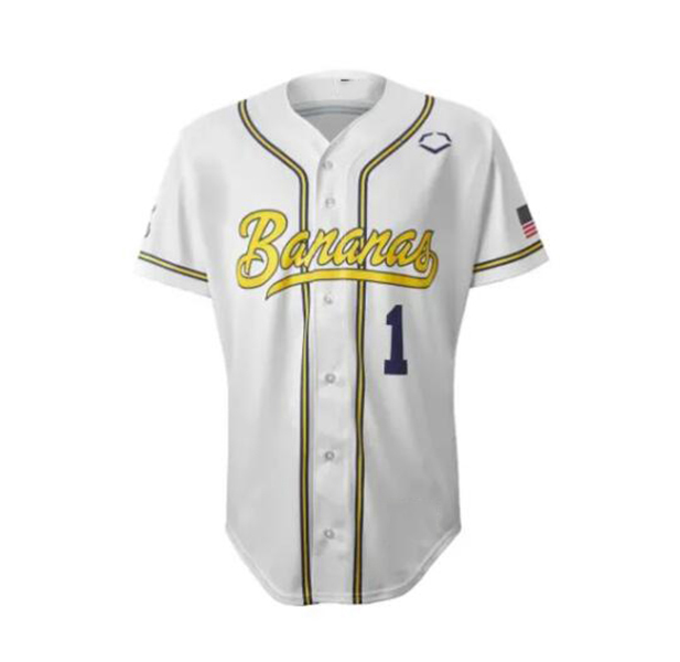 Savannah Bananas Baseball Jerseys Custom Baseball Jerseys Mens Womens Youth