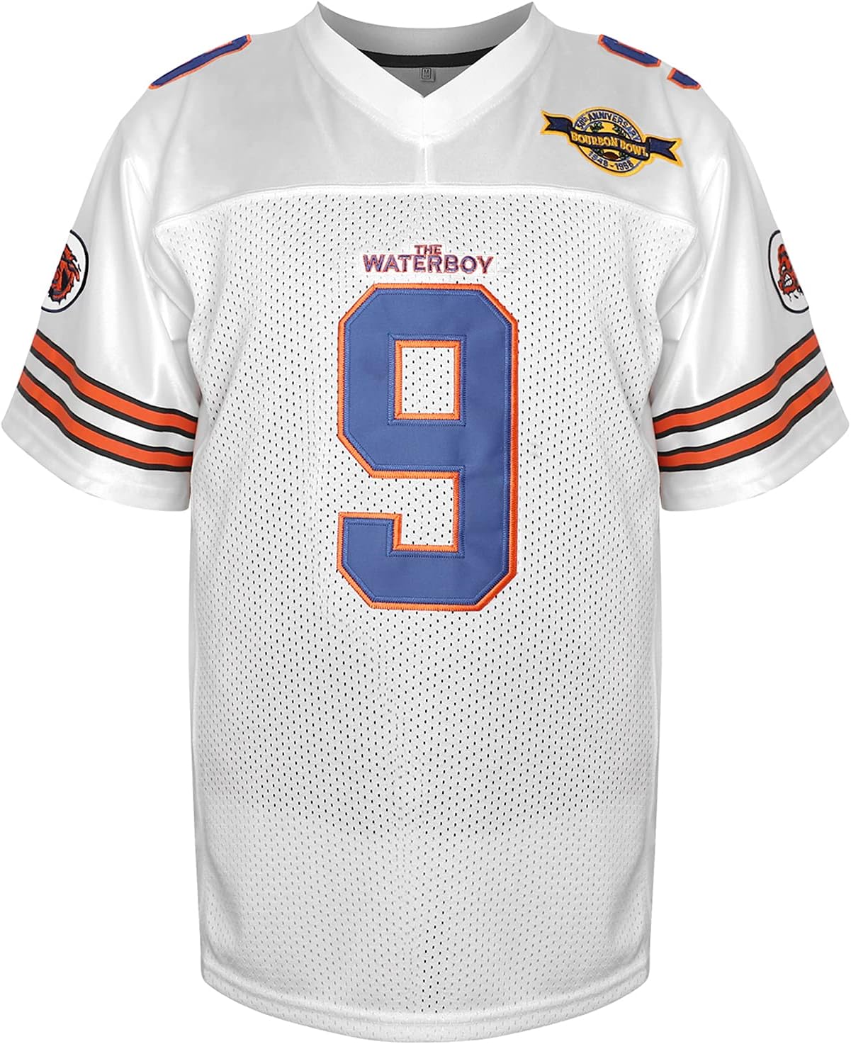 Boucher 9 The Waterboy Sandler Mud Dogs Bourbon Bowl Movie Replica Football Jersey