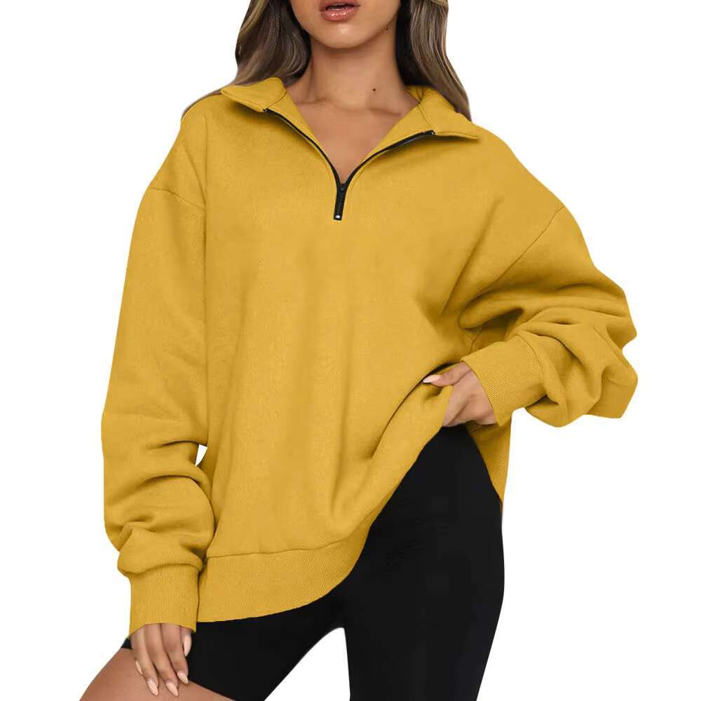 Best Selg Women's Oversized Pullover Hoodies Custom Solid Color Winter Wear Made Premium Material Washed For Comfort Summer