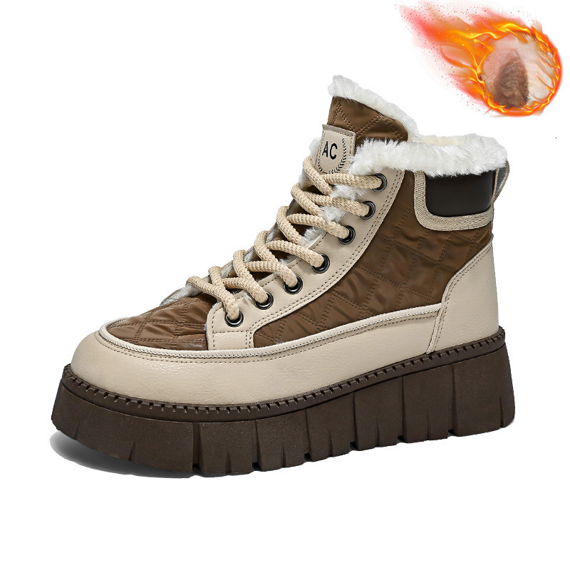 Winter Suede Snow Designer s New Multifunctional Bottom Thick Anti Slip Warm Cotton Shoes For Women's Sports And Leisure High Top Short Boots