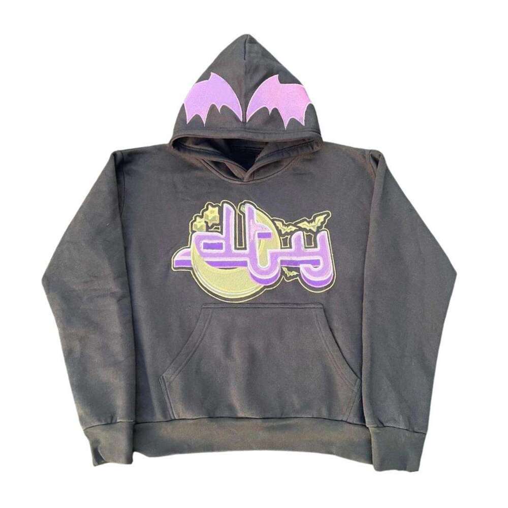 Autumn/Winter Pattern Printed Pullover Y2K Couple Street Hoodie