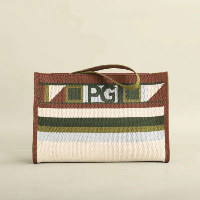 PG Shoulder Trend Style Senior Sense Of Hundred With Large Capacity Crossbody Fashion Leisure High Quality Canvas Bag