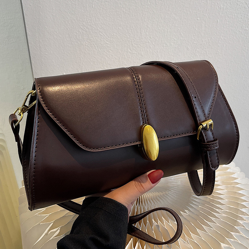 New Fashionable Multi Purpose Luxury Armpit Small Square High End Crossbody Bag Simple Designer Handbag