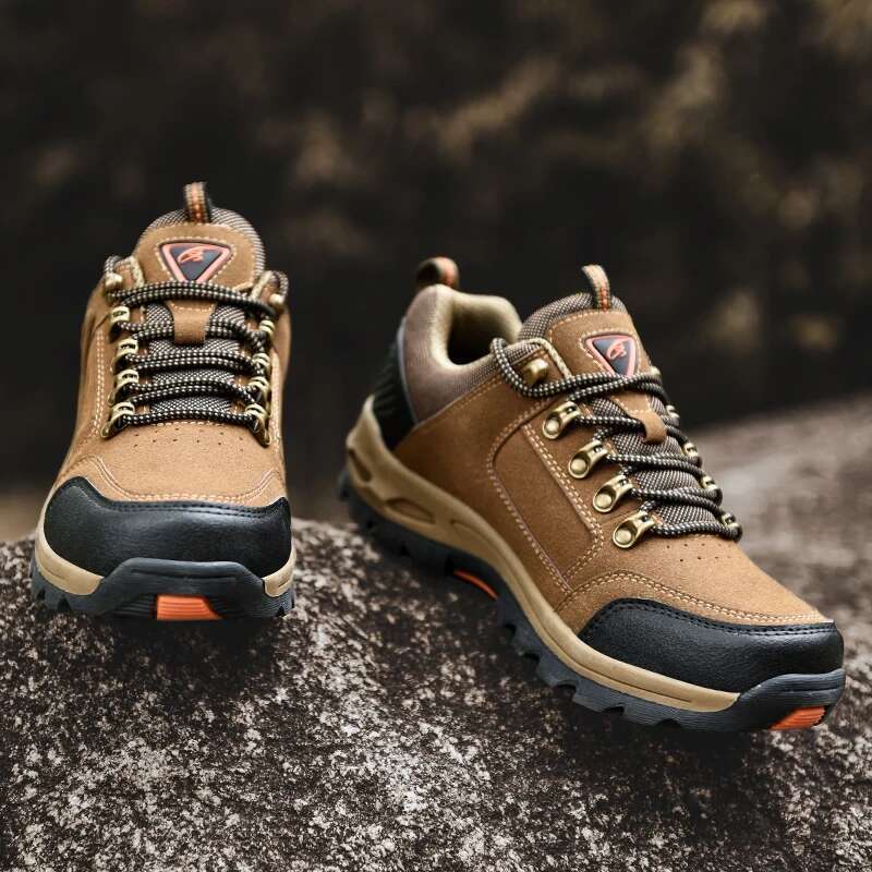 Outdoor Non-slip Climbing Trekking Sneakers Women Pro-Mountain Ankle Hiking Boots Men Casual Walking Shoes