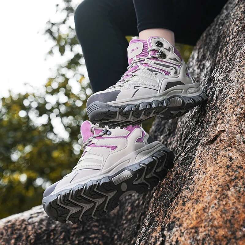 2025 New Arrival Women Breathable Mountain Climbing Outdoor Woman Men's Shoes Unisex Hiking Boots Waterproof
