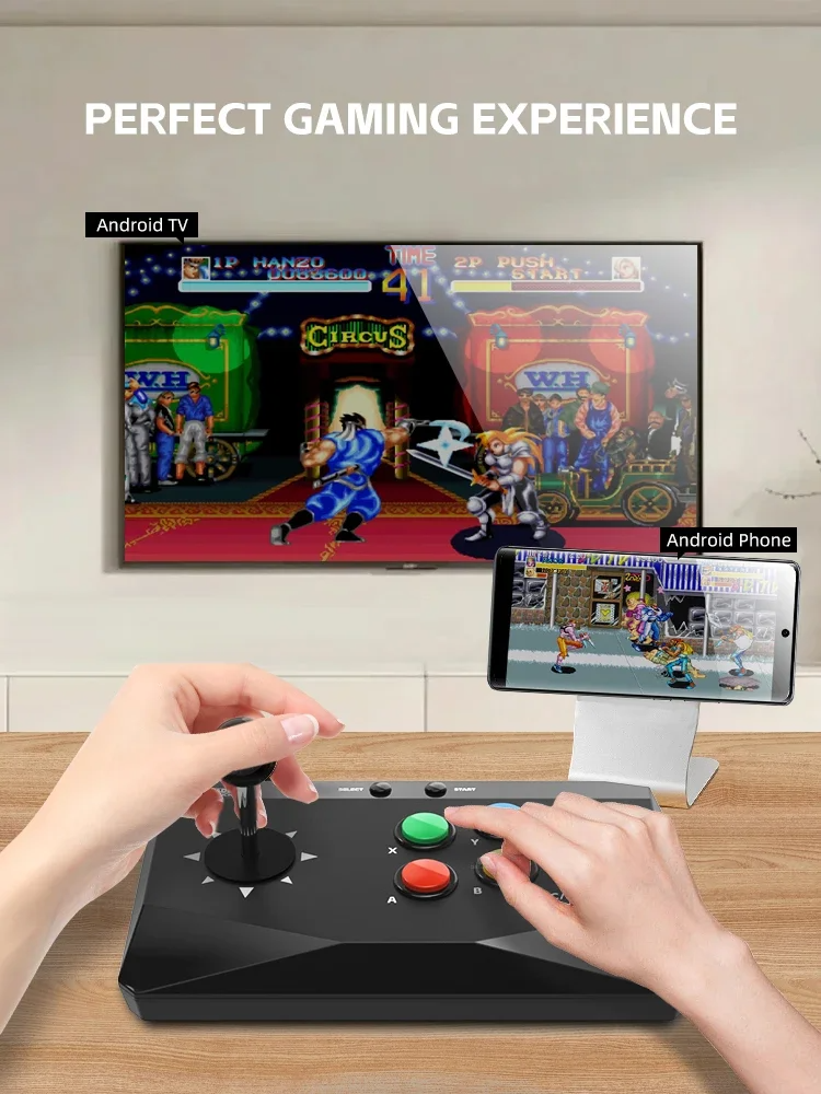 Y3 Arcade 4K Video Game Console Built-in 10000 Games Stick For PS1/FC/GBA Retro TV Dendy With Game Arcade Keyboard Joystick