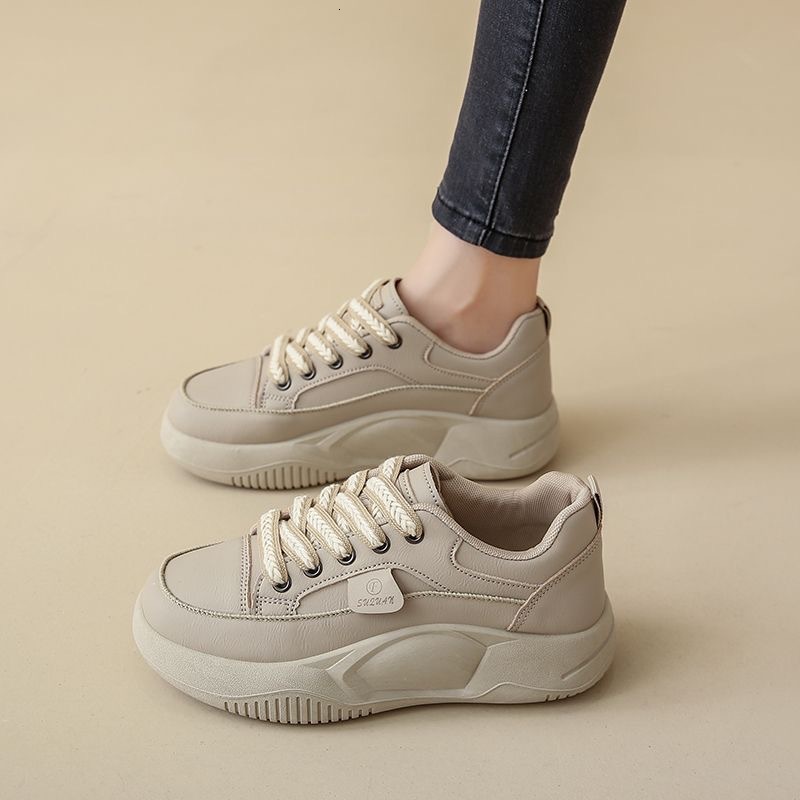 Designer s New Breathable White Shoes For Women In Spring And Summer Of 2025 Multifunctional Thick Soled Height Increasing Outdoor Sports And Leisure 