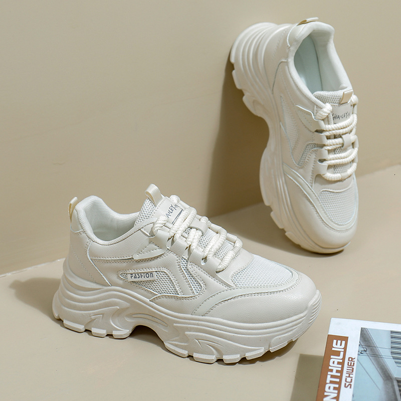 Mesh Breathable White Shoes For Spring And Summer 2025 Designer s New Outdoor Training Running And Height Increasing Casual Shoes