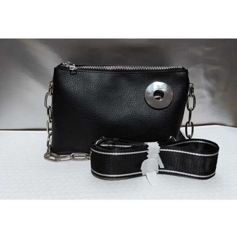 new style Spanish New Leather Shoulder Iron Chain Bag Dual Purpose Backpack