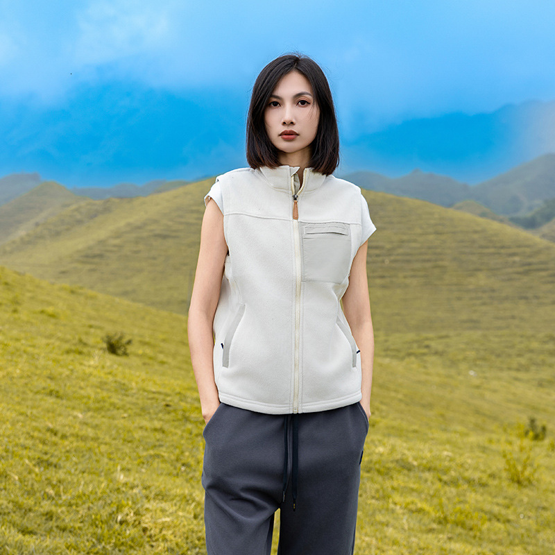 Ddmytiger Fleece Jacket Men Women In Spring Autumn Winter To Keep Warm With A For Outdoor Use Large Size Fleece Sleeveless Vest And Shoulder Top Jacke