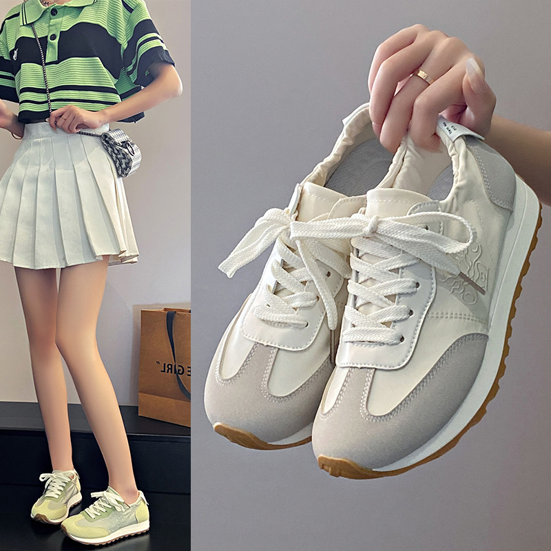 free shipping designer casual shoes women womens grey green beige gum breathable comfort leather outdoor sports running shoe trainers sneakers 2025