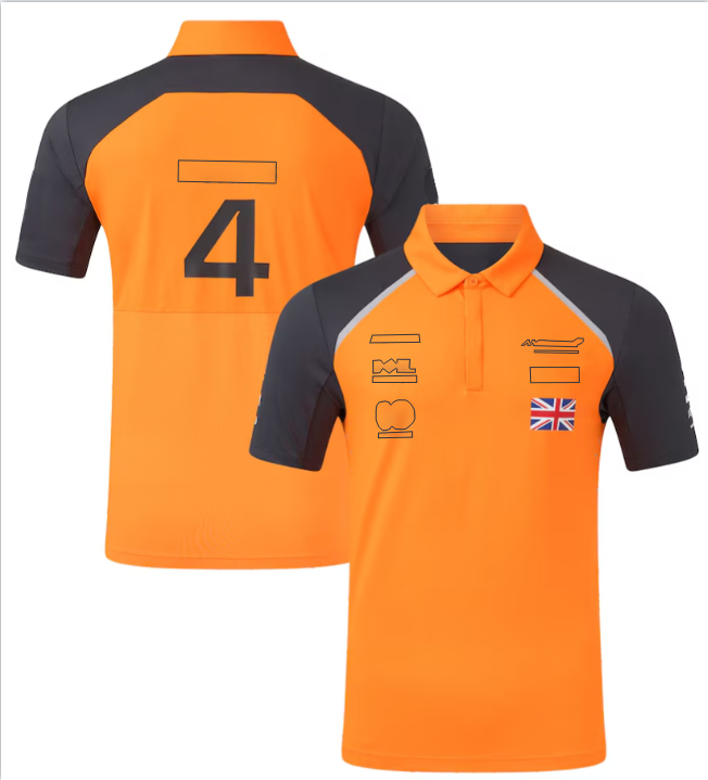 2025 New F1 Racing POLO Short Sleeve T-Shirt Same Customised