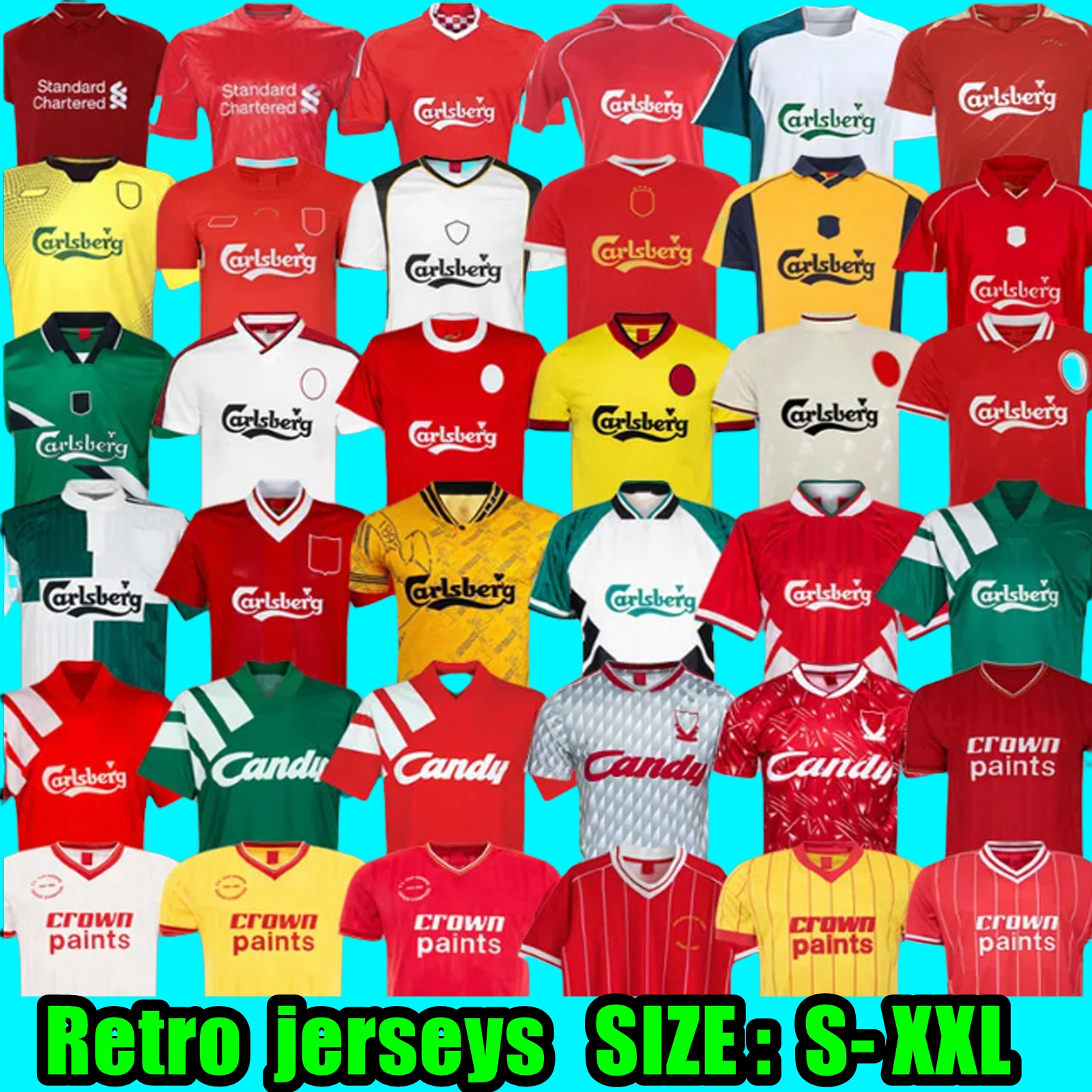 04 05 Retro Soccer Jersey Gerrard 1982 FOWLER DALGLISH TORRES 1989 Maillot 06 07 Barnes 08 09 Rush 97 95 96 93 McMANAMAN 85 2010 2011 champion Alonso