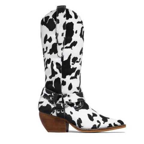 Womens Rubber Boots Winter Footwear Female Shoes Round Toe Boots-Women Luxury Designer Rain 2024 Large Size Ladies Fashion Med Z250303