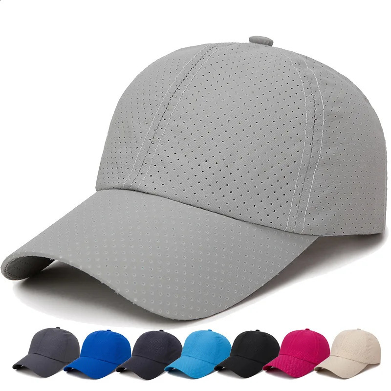 Summer outdoor sports baseball cap suitable for both women and men breathable mesh snap Casquette Bone fashionable casual truck sun hat 250228