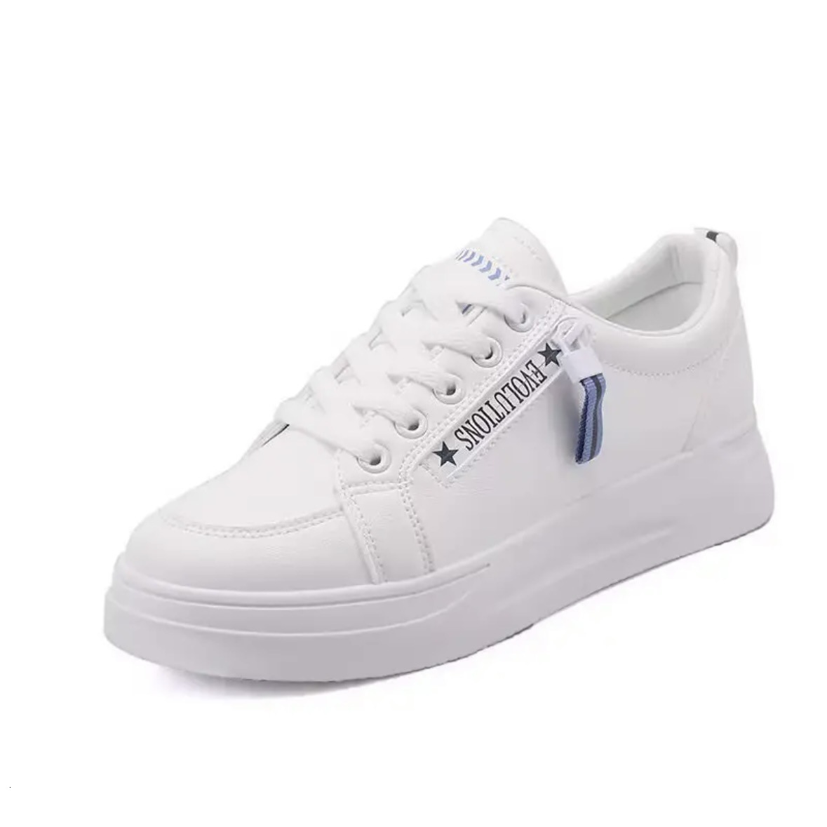 Genuine Leather White Shoes 2025 Designer s New Spring And Autumn Versatile Casual Sports Lightweight Soft Soled Travel Board Shoes Fashionable Sports