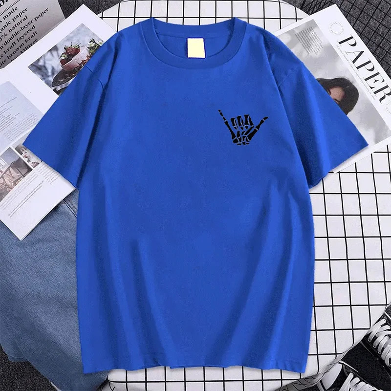 Hip Hop Finger Graphic Printed TShirt Women Men Summer Oversize Sport Clothing Fashion Elegant O Neck Cotton Unisex Top Y2k Tee 250224