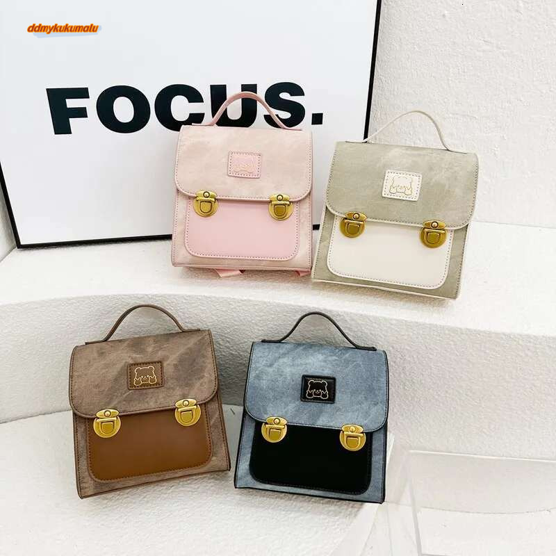 2025 Kids Backpack Girls Boys Bags Cute Bear Portable Children School Korean Baby Shoulder Bag for Travel #ddmykukumalu