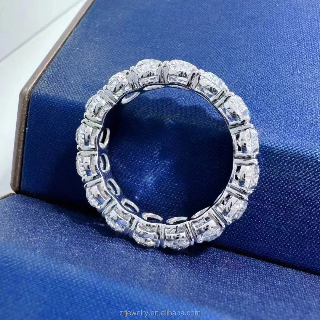 Exquisite Jewelry S Eternal Belt Oval Cut 14K Gold Silica Ring