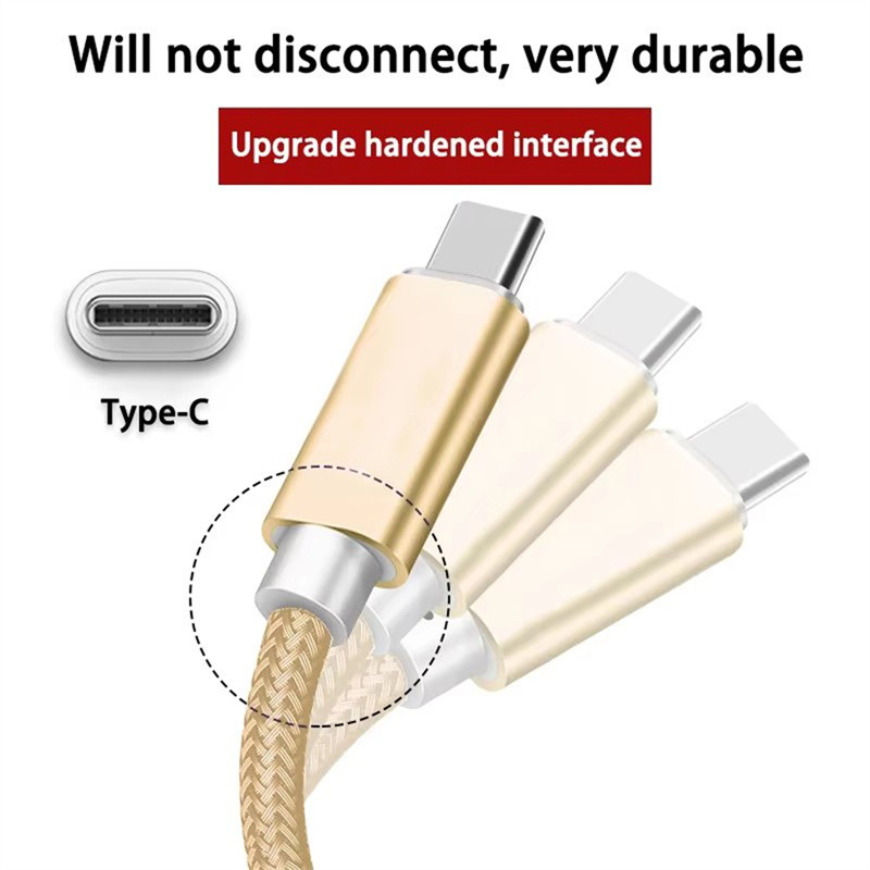 1M 2Ft 2M 6Ft 3M 10Ft USB To Type C Nylon Braided Data Cable Suitable For iPhone 16 15 Plus Pro Max Android Samsung C to C Fast Charging Cable USB Dev