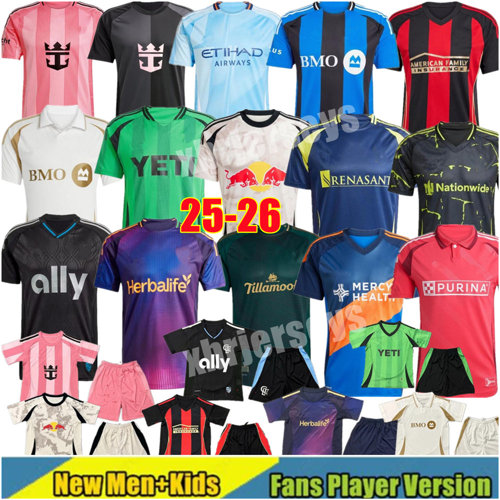 2025 2026 San Diego FC Soccer Jerseys H.LOZANO MLSs 24 25 Charlott New York City Portlands LAFC Austin kids Kit Columbus Atlant G.MARTINEZ Unit MARTINEZ Football shirts