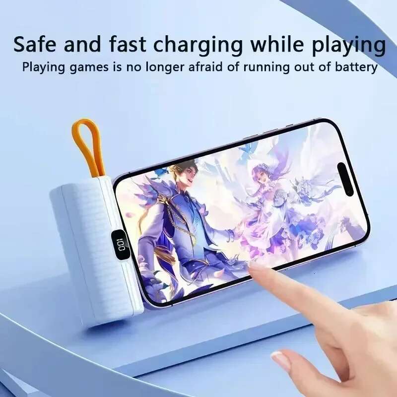50000mAh Powerbank Fast Charging Outdoor Portable Mobile Power Cell Phone External Battery USB Type-C Compatible