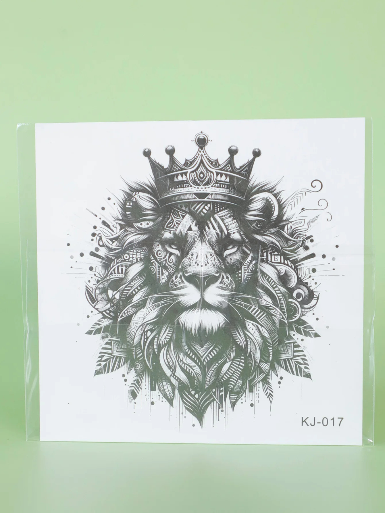Beast and Lion Waterproof Temporary Tattoo Stickers lasting 12 weeks real semi permanent tattoos 250219