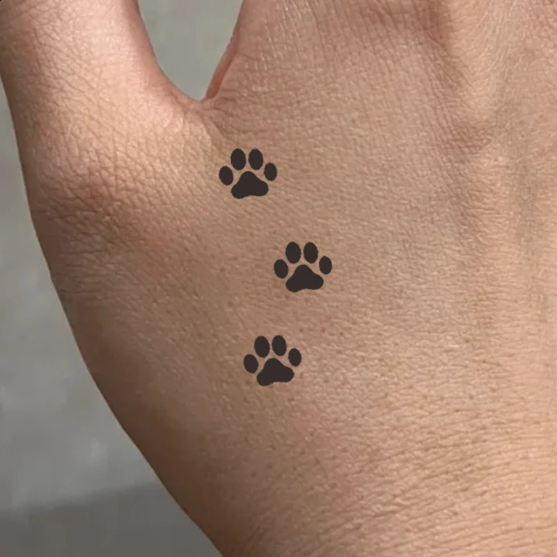 1 black cat waterproof temporary tattoo sticker for one to two weeks used arms and legs 250219