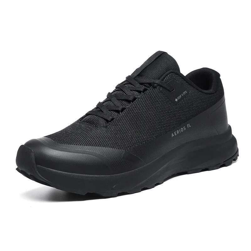 Hiking Shoes Men Great Outdoor Sports Autumn Winter Quality Man Trainers for Jogging and Walking Black Green Big Size