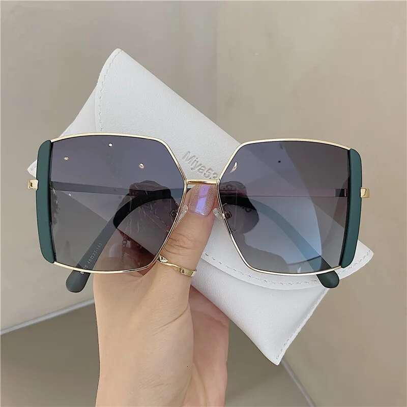 Square Sunglasses Women 2024 Vintage Brand Oversize Women's Sun Black Female Glasses Men.s UV400 Gafas De Sol