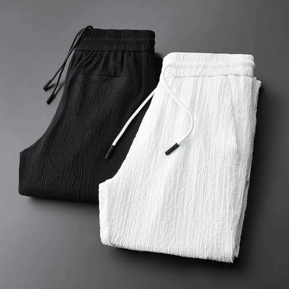 Mens Two-piece Suit Striped Pleated Men Blazer Pants Set Pleated Drawstring Loose Lapel Pockets Thin Formal Business Men Set M250303