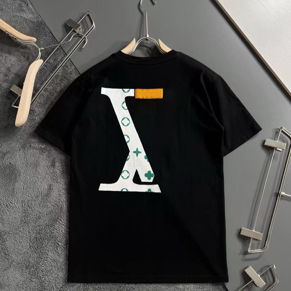 fashionable mens tshirt designer tshirt casual 100 pure cotton wrinkle resistant highend luxury cotton couple tshirt short sleeved loose casual mens tshirt s5xl