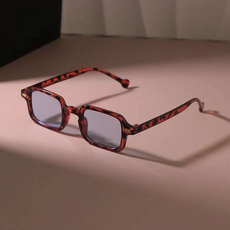 Vintage Square Sunglasses Women Men Rectangle Retro Sun Glasses Female Male Brand Designer Mirror Punk Shades Oculos De Sol