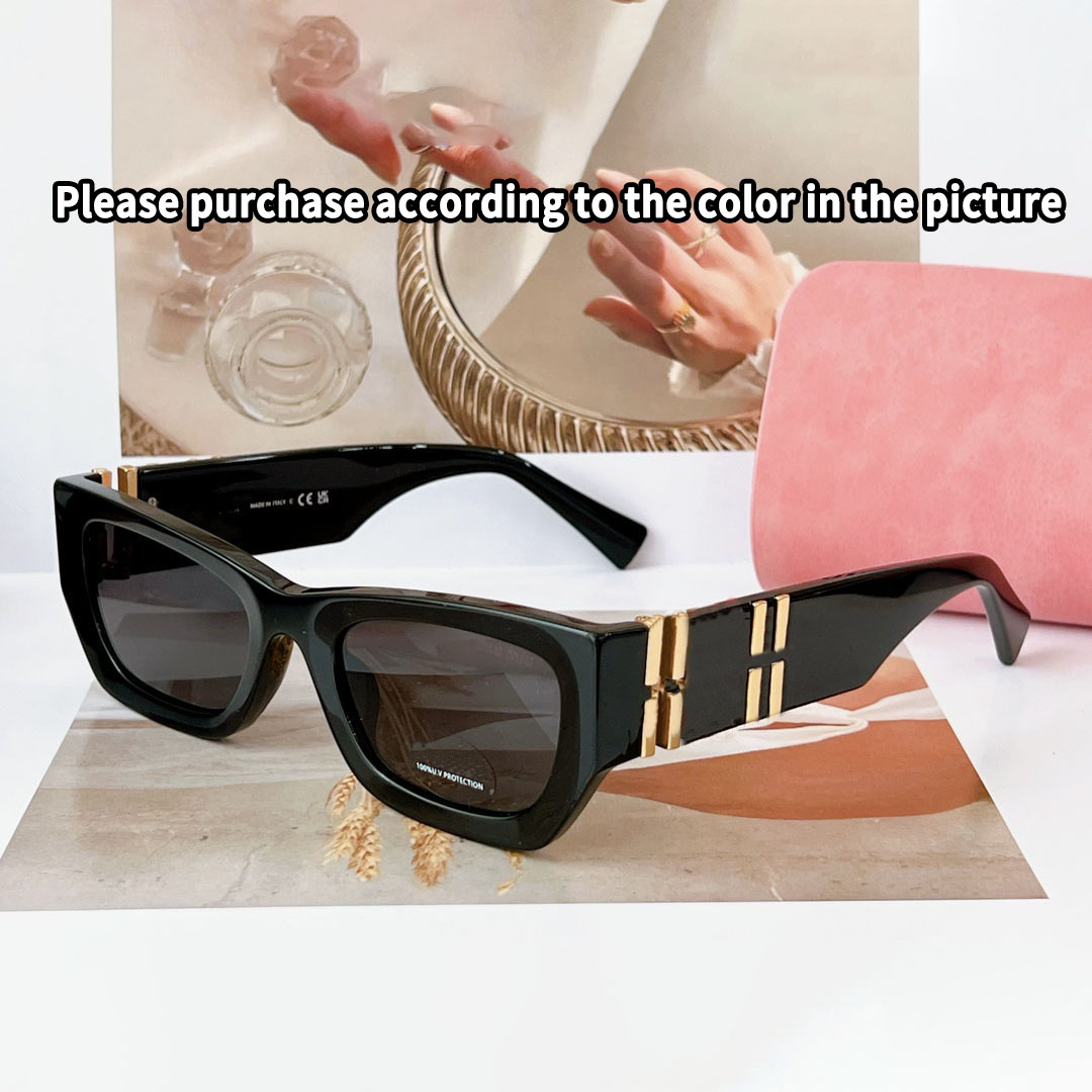 Luxury smu09ws glasses for woman 2025 Italian designer classic women's 09WS Runway square frame sunglasses with box